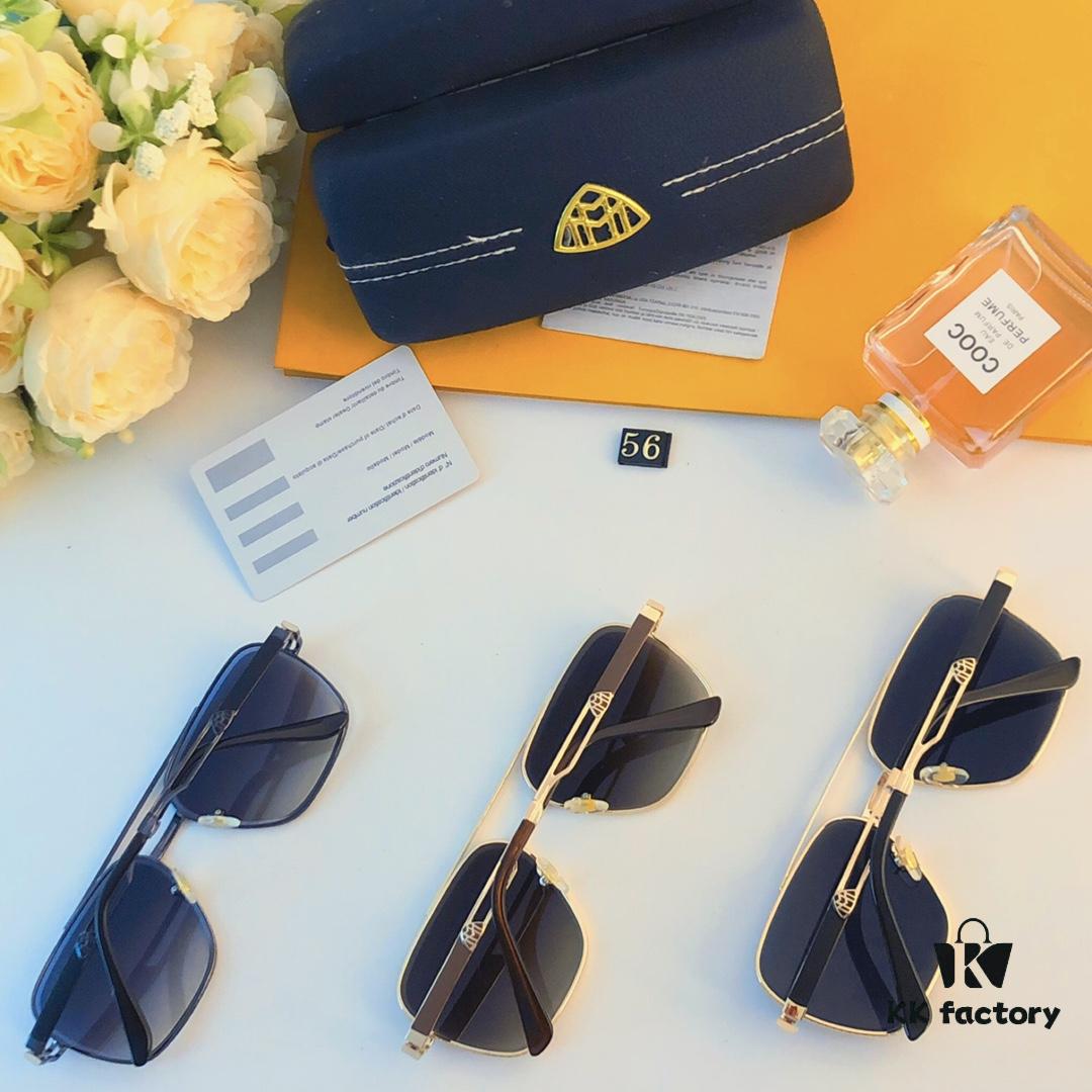 Maybac 2024 New Pilot High-Definition Fishing Sunglasses for Men, Stylish UV Protection Oversized Sunglasses, Large Frame Glasses for Big Faces