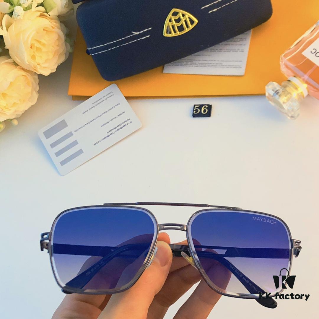 Maybac 2024 New Pilot High-Definition Fishing Sunglasses for Men, Stylish UV Protection Oversized Sunglasses, Large Frame Glasses for Big Faces