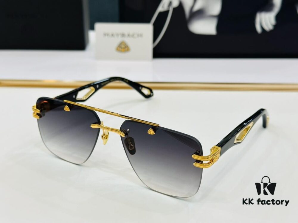 High-Quality MAYBACH Z041 Sunglasses, Exquisite Craftsmanship, Premium Feel, Size: 61-17-145