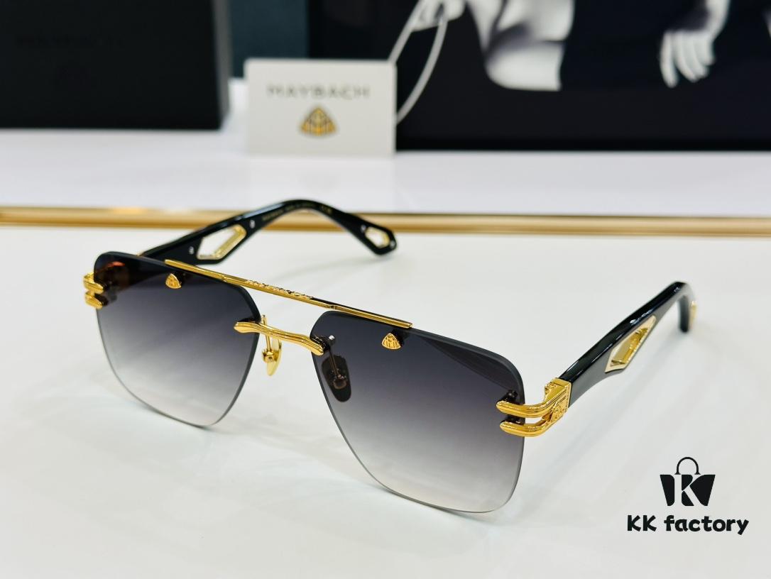 High-Quality MAYBACH Z041 Sunglasses, Exquisite Craftsmanship, Premium Feel, Size: 61-17-145