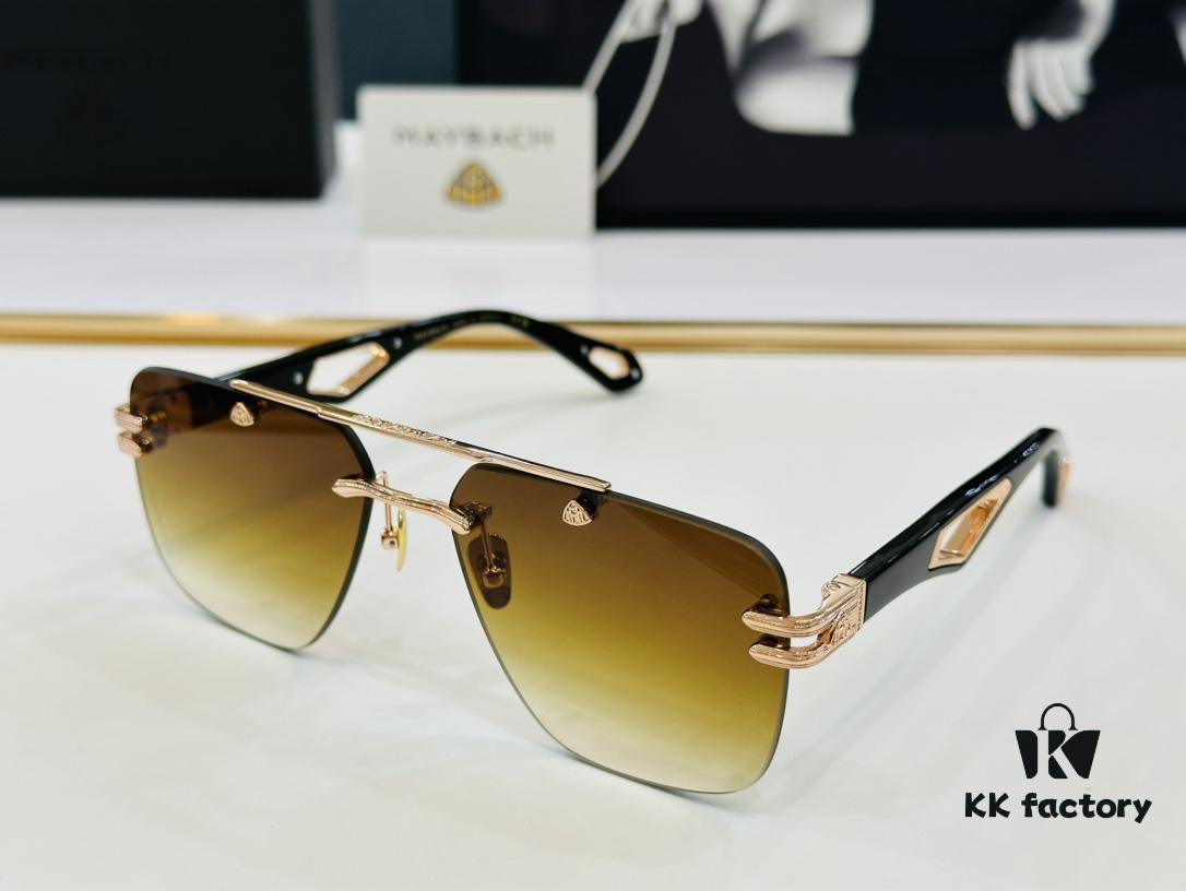 High-Quality MAYBACH Z041 Sunglasses, Exquisite Craftsmanship, Premium Feel, Size: 61-17-145