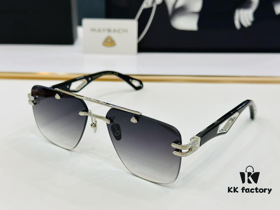 High-Quality MAYBACH Z041 Sunglasses, Exquisite Craftsmanship, Premium Feel, Size: 61-17-145
