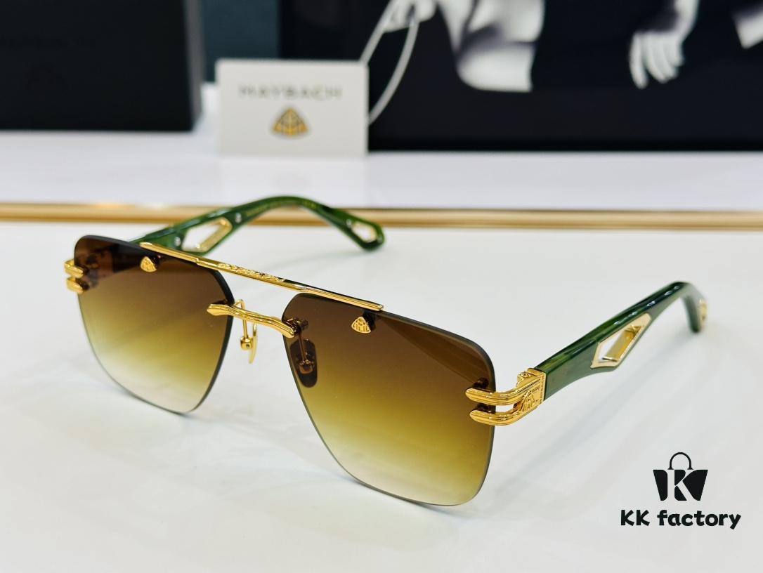 High-Quality MAYBACH Z041 Sunglasses, Exquisite Craftsmanship, Premium Feel, Size: 61-17-145