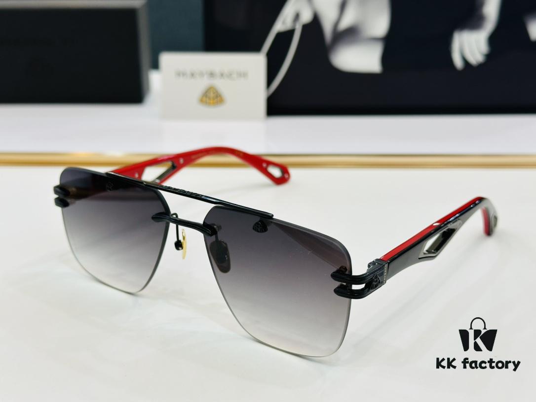 High-Quality MAYBACH Z041 Sunglasses, Exquisite Craftsmanship, Premium Feel, Size: 61-17-145