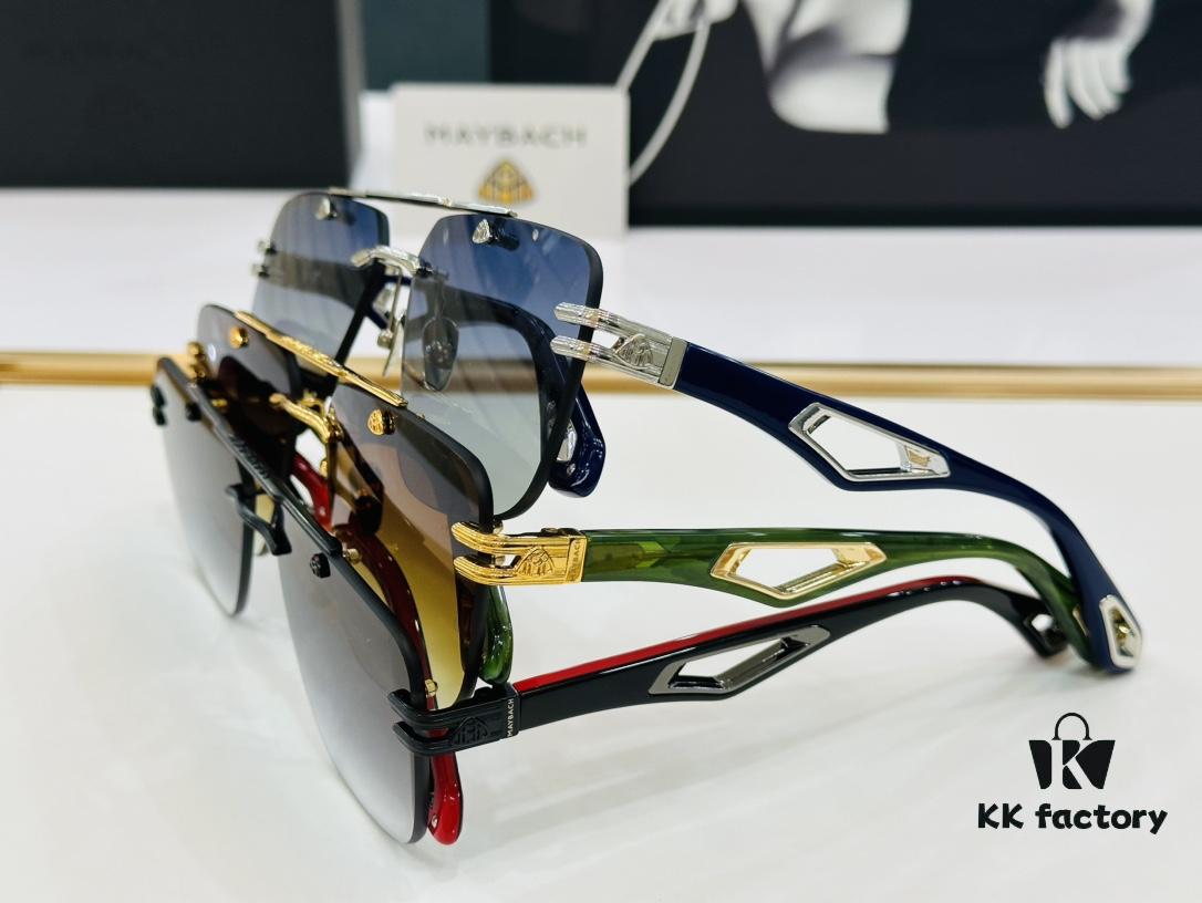High-Quality MAYBACH Z041 Sunglasses, Exquisite Craftsmanship, Premium Feel, Size: 61-17-145