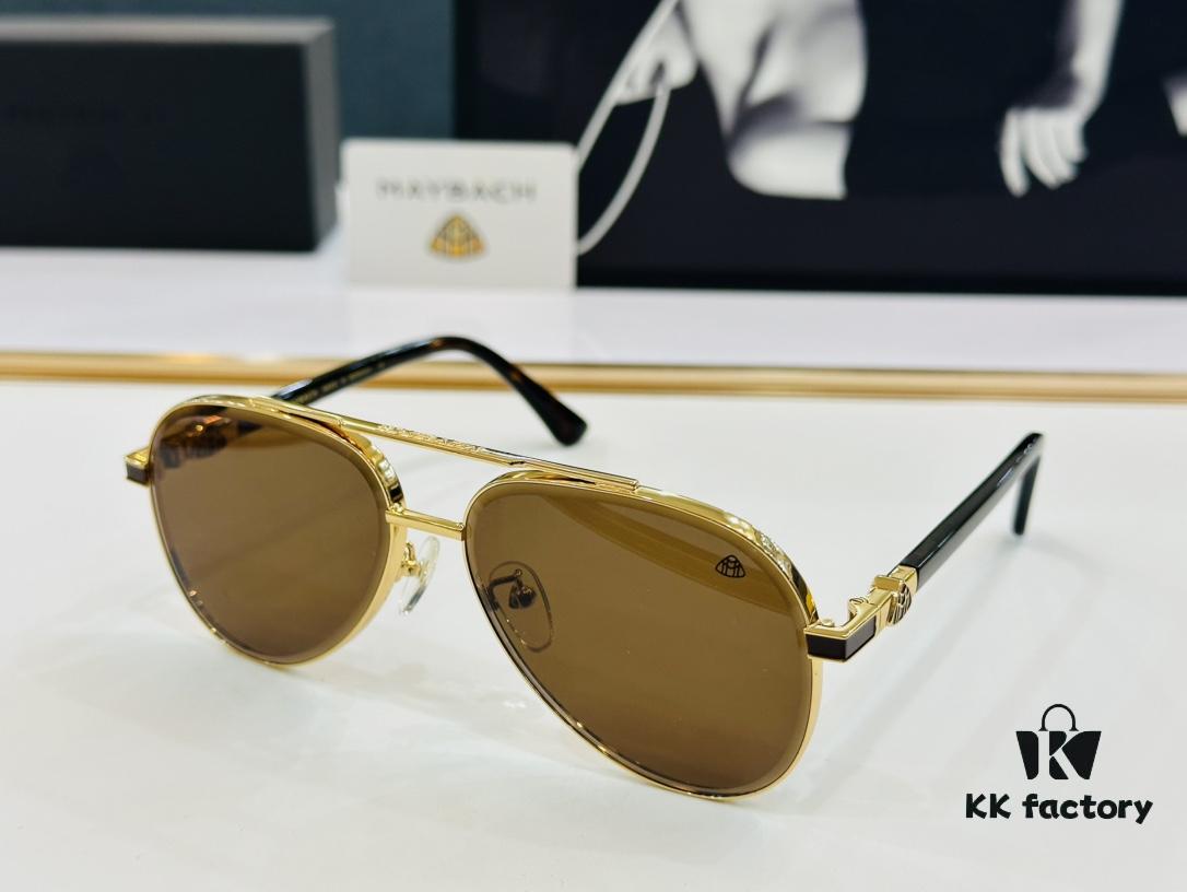 High-Quality MAYBACH Z025 Sunglasses, Exquisite Craftsmanship, Premium X Material, Size: 61-14-142