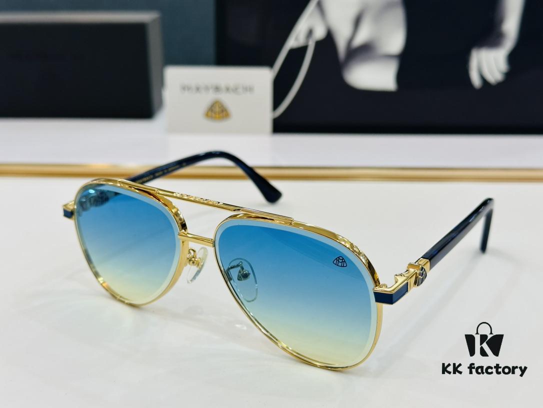 High-Quality MAYBACH Z025 Sunglasses, Exquisite Craftsmanship, Premium X Material, Size: 61-14-142