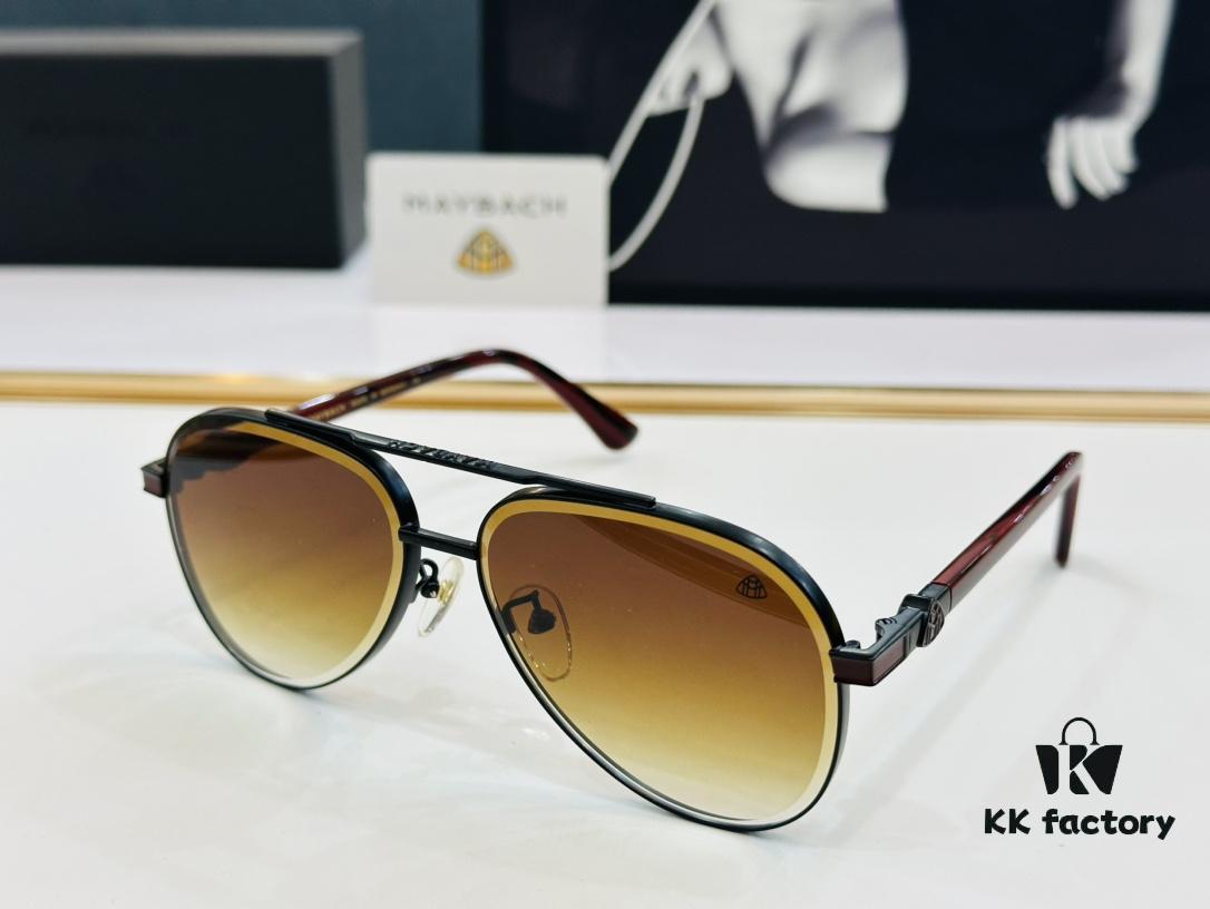 High-Quality MAYBACH Z025 Sunglasses, Exquisite Craftsmanship, Premium X Material, Size: 61-14-142