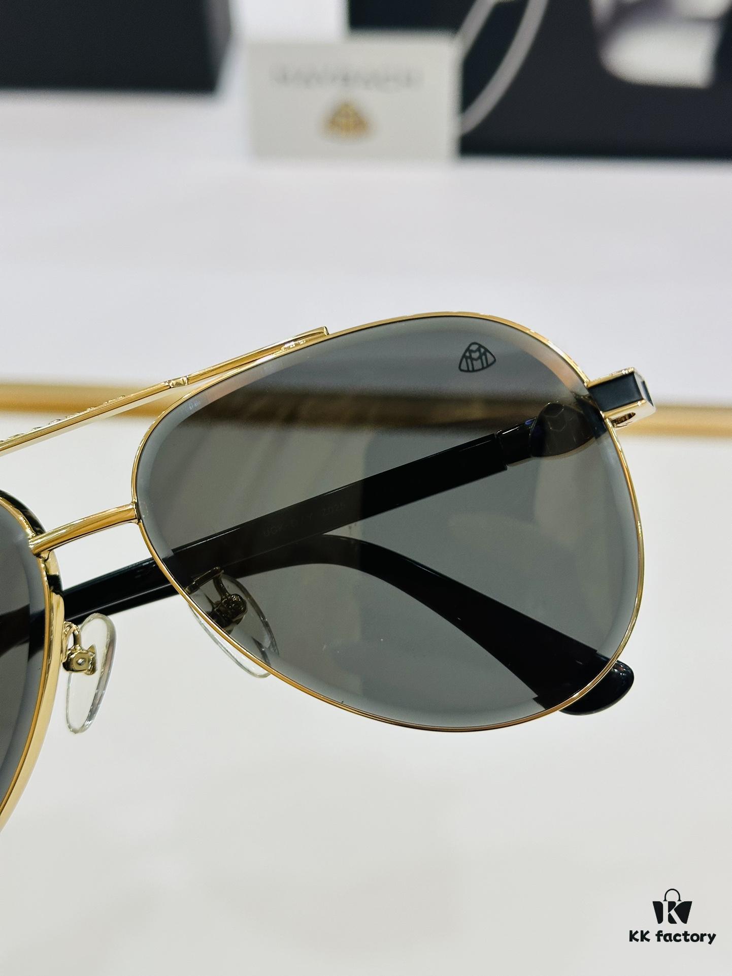High-Quality MAYBACH Z025 Sunglasses, Exquisite Craftsmanship, Premium X Material, Size: 61-14-142