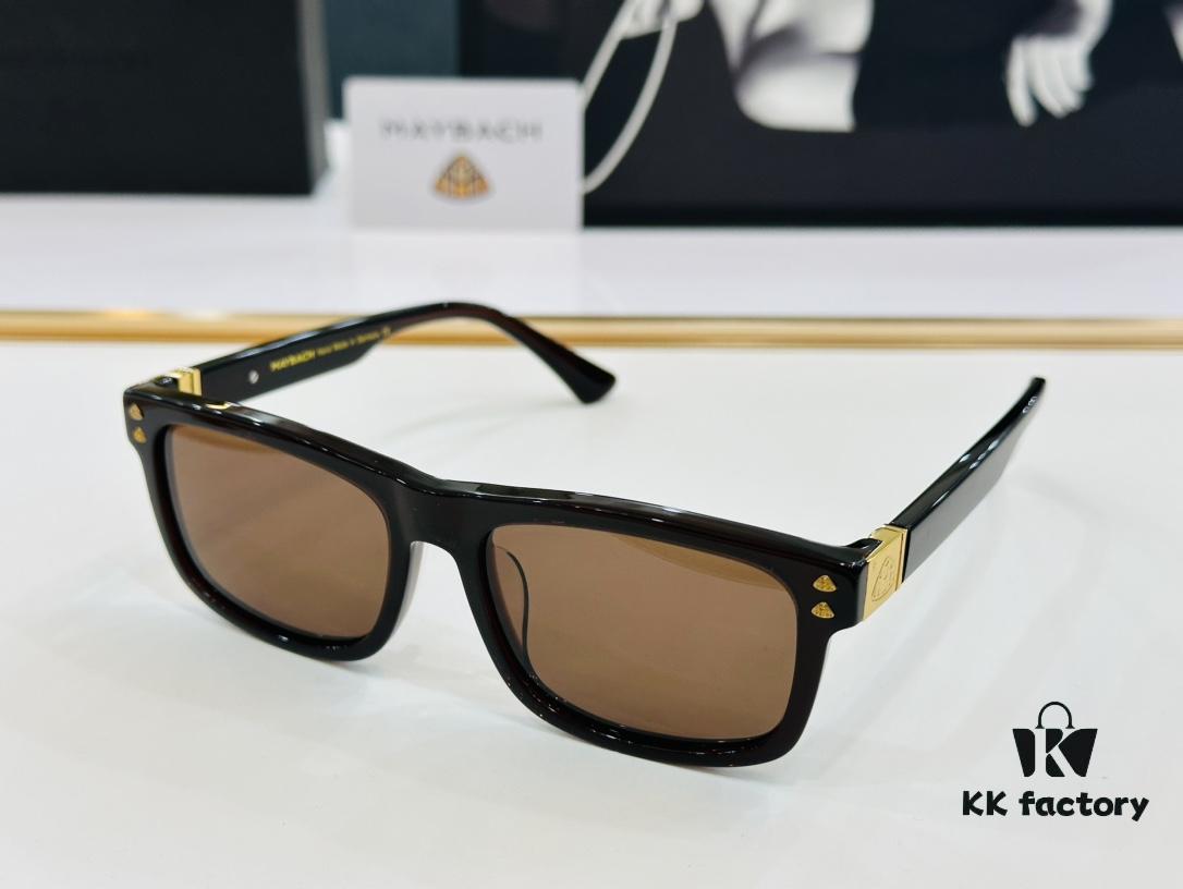High-Quality MAYBACH Z30 Eyeglasses Sunglasses Frame, Exquisite Craftsmanship, Premium Plate Material, Size 53-18-142, Stylish Y Design