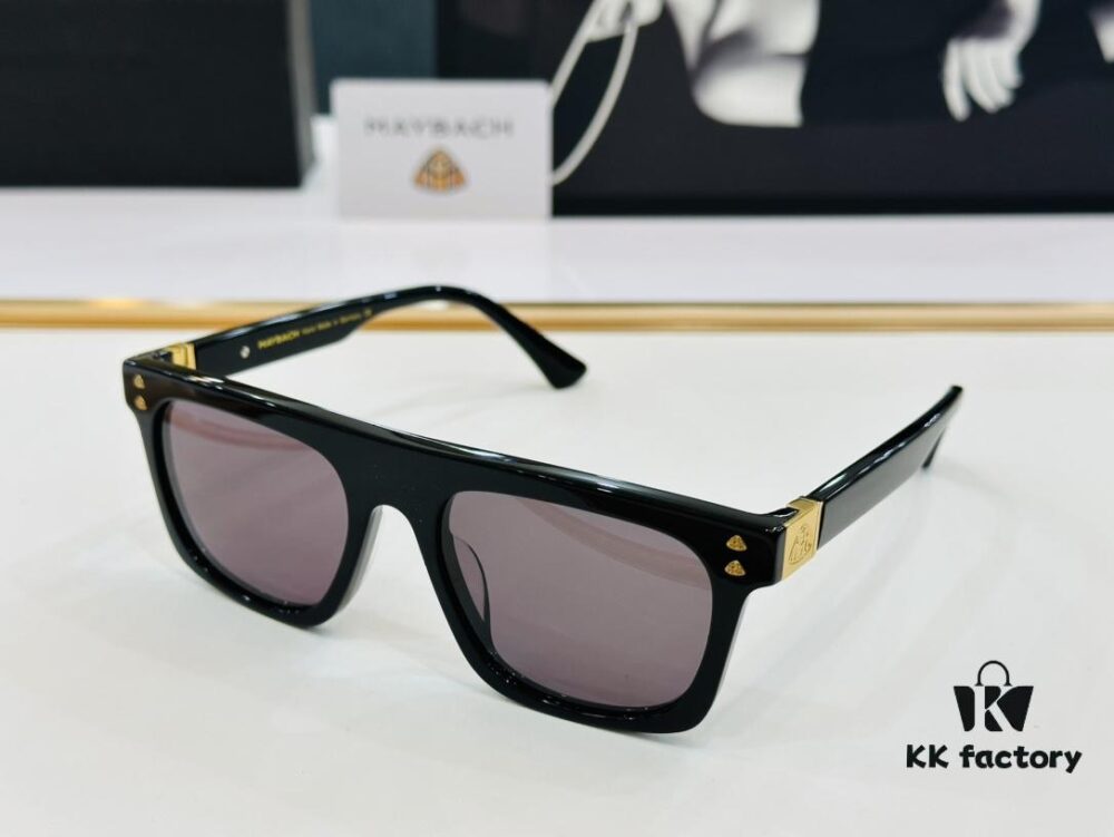 High-Quality MAYBACH Z30 Eyeglasses Sunglasses Frame, Exquisite Craftsmanship, Premium Plate Material, Size: 52-20-142, Rich Y Texture