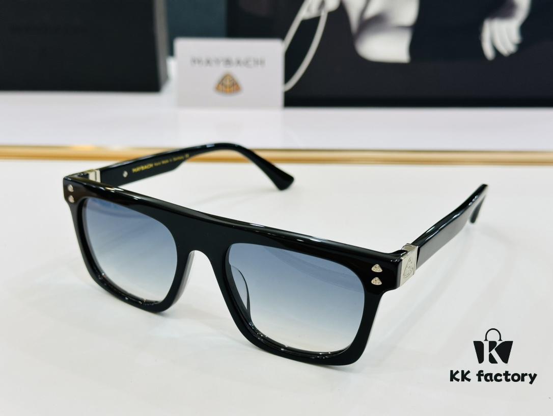 High-Quality MAYBACH Z30 Eyeglasses Sunglasses Frame, Exquisite Craftsmanship, Premium Plate Material, Size: 52-20-142, Rich Y Texture