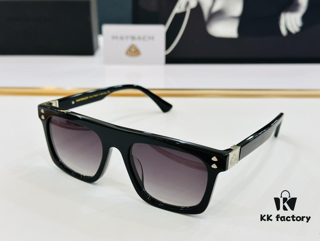 High-Quality MAYBACH Z30 Eyeglasses Sunglasses Frame, Exquisite Craftsmanship, Premium Plate Material, Size: 52-20-142, Rich Y Texture