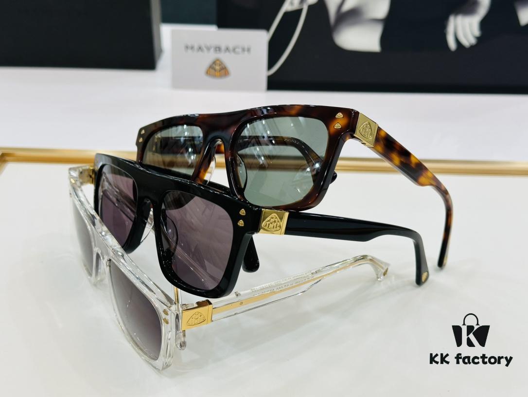 High-Quality MAYBACH Z30 Eyeglasses Sunglasses Frame, Exquisite Craftsmanship, Premium Plate Material, Size: 52-20-142, Rich Y Texture