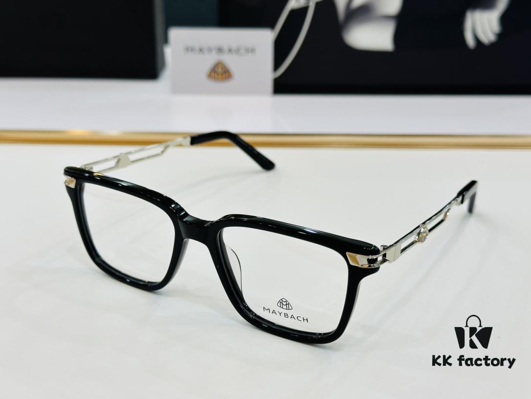 High-Quality MAYBACH Z26 Sunglasses, Exquisite Craftsmanship, Premium Feel, Size 53-18-145 with Light Mirror Lens