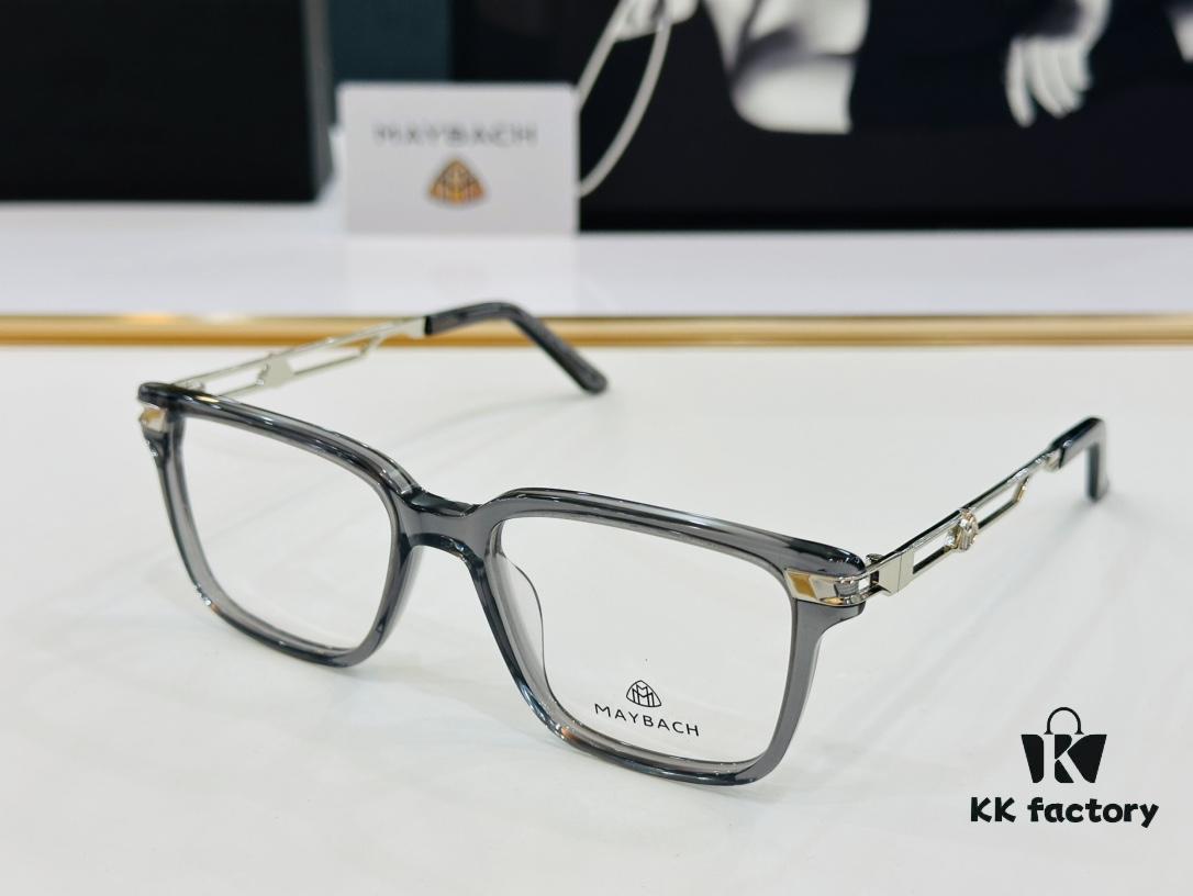 High-Quality MAYBACH Z26 Sunglasses, Exquisite Craftsmanship, Premium Feel, Size 53-18-145 with Light Mirror Lens