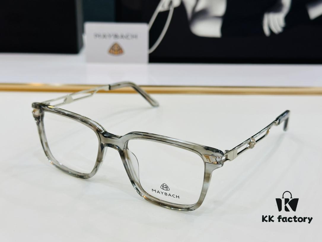 High-Quality MAYBACH Z26 Sunglasses, Exquisite Craftsmanship, Premium Feel, Size 53-18-145 with Light Mirror Lens