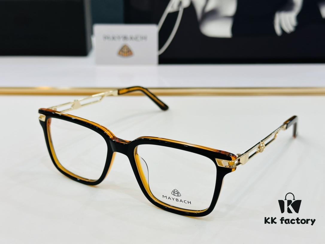 High-Quality MAYBACH Z26 Sunglasses, Exquisite Craftsmanship, Premium Feel, Size 53-18-145 with Light Mirror Lens