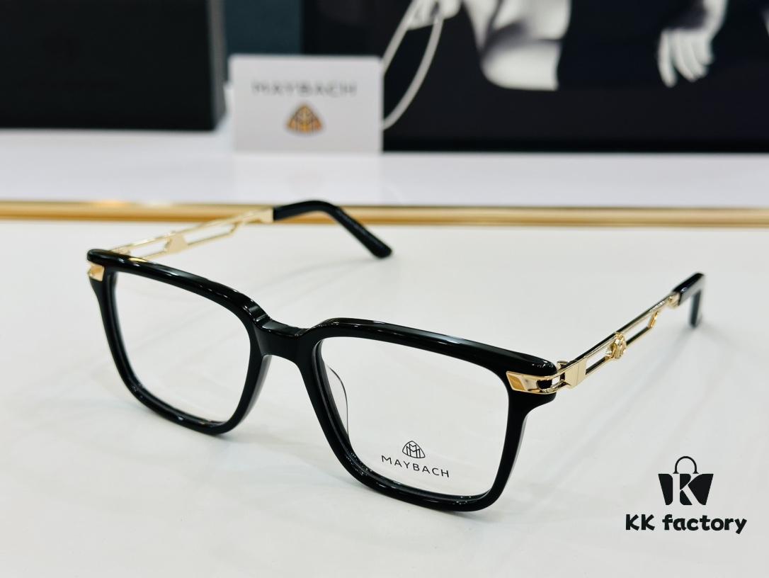 High-Quality MAYBACH Z26 Sunglasses, Exquisite Craftsmanship, Premium Feel, Size 53-18-145 with Light Mirror Lens