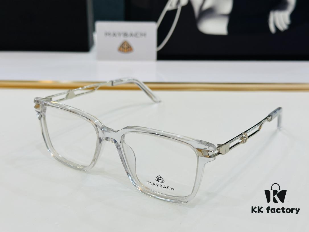 High-Quality MAYBACH Z26 Sunglasses, Exquisite Craftsmanship, Premium Feel, Size 53-18-145 with Light Mirror Lens