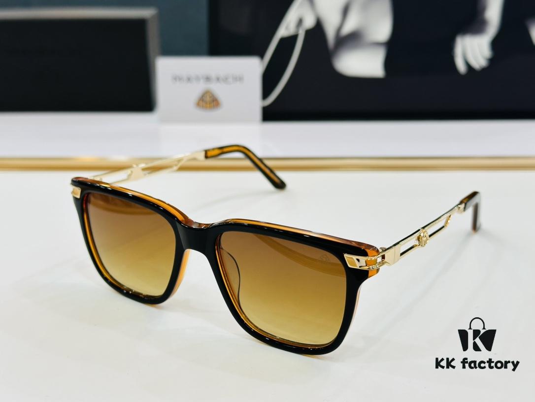 High-Quality MAYBACH Z25 Sunglasses, Exquisite Craftsmanship, Premium Feel, Size: 52-17-145