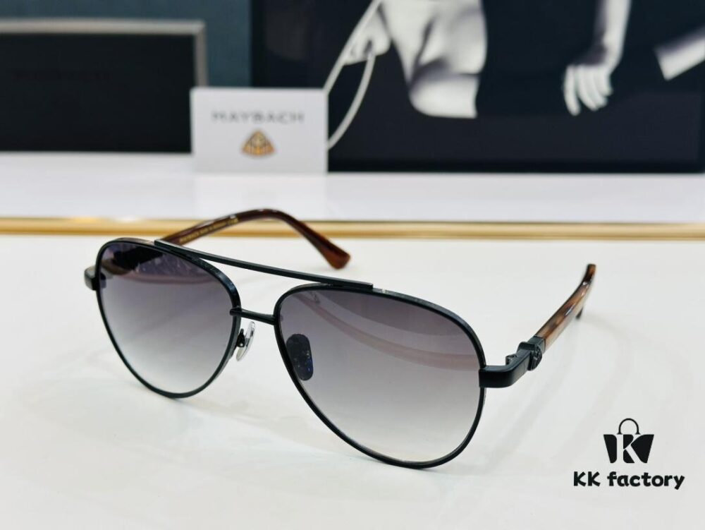 High-Quality MAYBACH Z125 Sunglasses, Exquisite Craftsmanship, Premium BM Feel, Size: 60-14-140