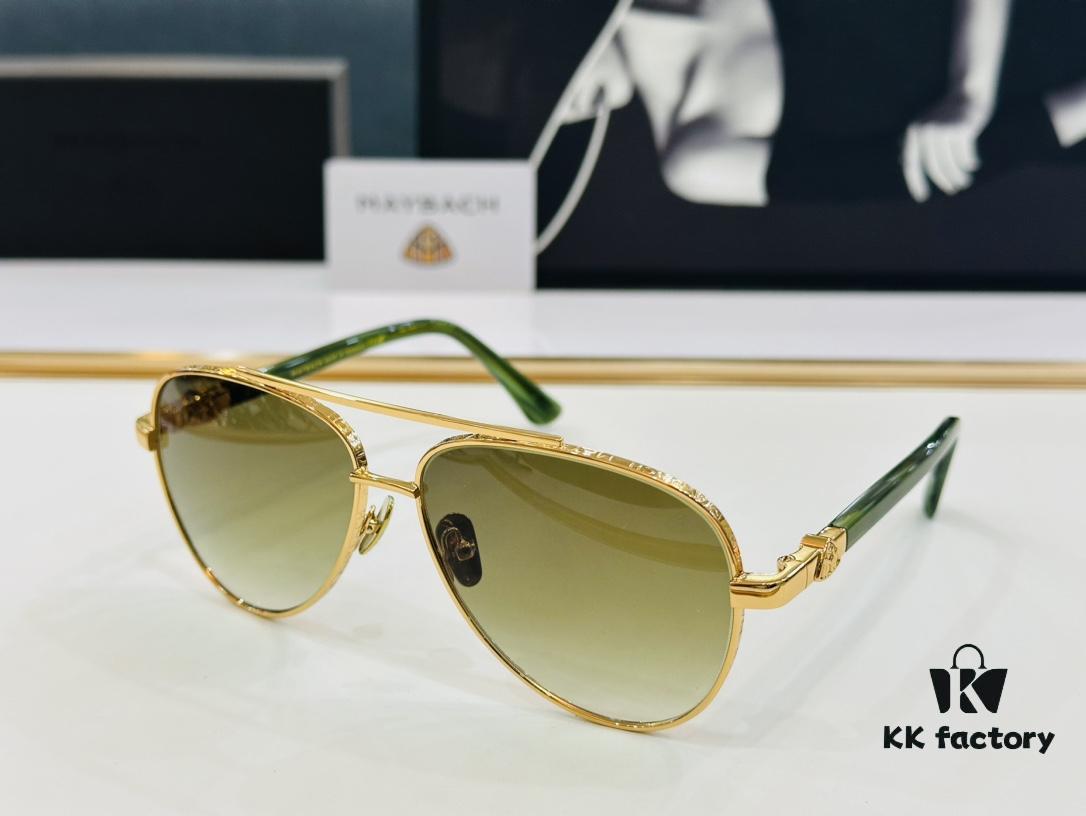 High-Quality MAYBACH Z125 Sunglasses, Exquisite Craftsmanship, Premium BM Feel, Size: 60-14-140