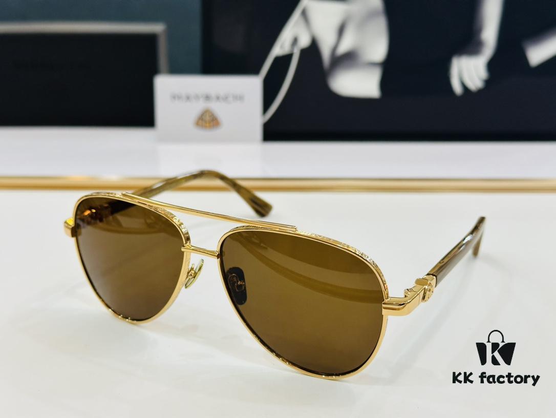 High-Quality MAYBACH Z125 Sunglasses, Exquisite Craftsmanship, Premium BM Feel, Size: 60-14-140