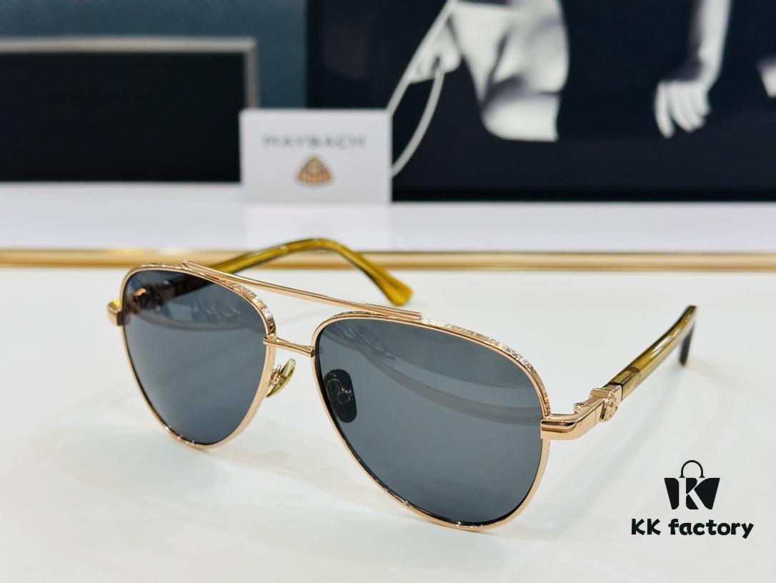 High-Quality MAYBACH Z125 Sunglasses, Exquisite Craftsmanship, Premium BM Feel, Size: 60-14-140