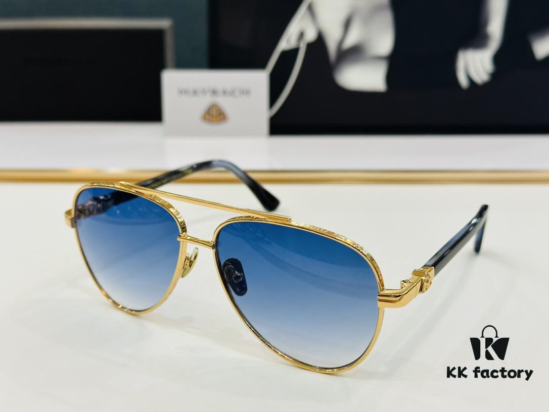 High-Quality MAYBACH Z125 Sunglasses, Exquisite Craftsmanship, Premium BM Feel, Size: 60-14-140