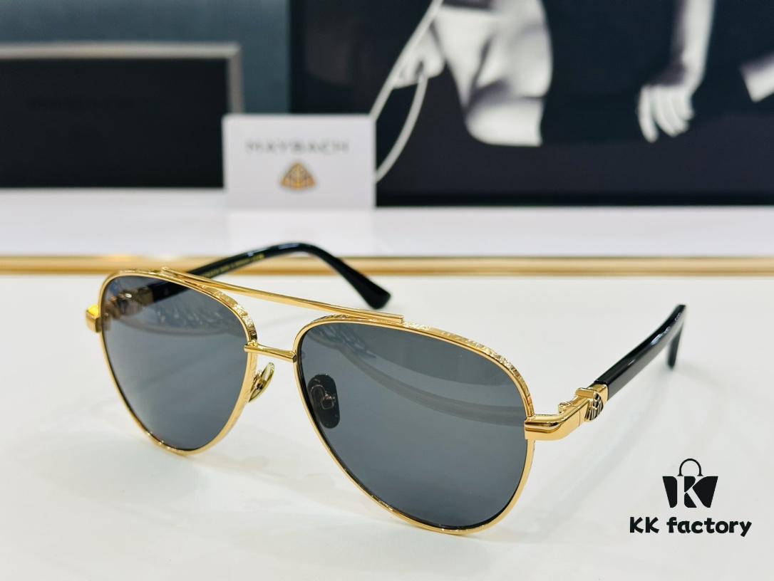 High-Quality MAYBACH Z125 Sunglasses, Exquisite Craftsmanship, Premium BM Feel, Size: 60-14-140