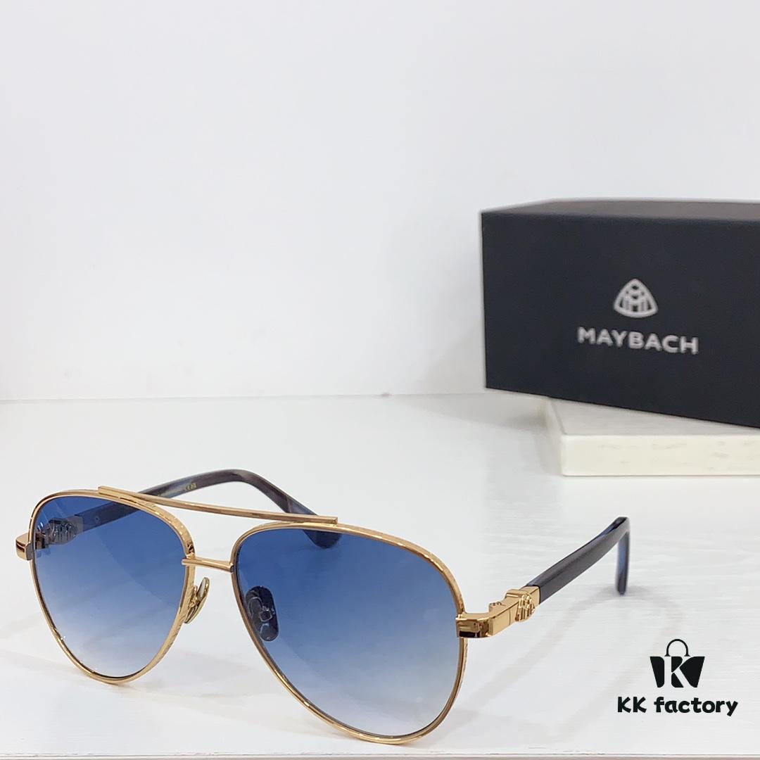 160 Maybach 🎉🎉 Exquisite Craftsmanship 💕💕 MAYBAC*H Z125 Size: 60□14-140 High-Quality Sunglasses with Premium Texture XL 👍