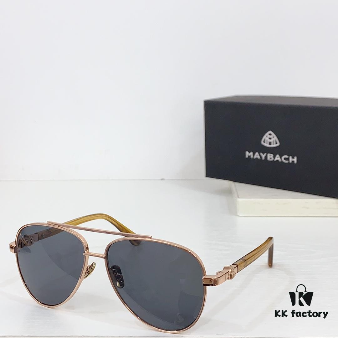 160 Maybach 🎉🎉 Exquisite Craftsmanship 💕💕 MAYBAC*H Z125 Size: 60□14-140 High-Quality Sunglasses with Premium Texture XL 👍