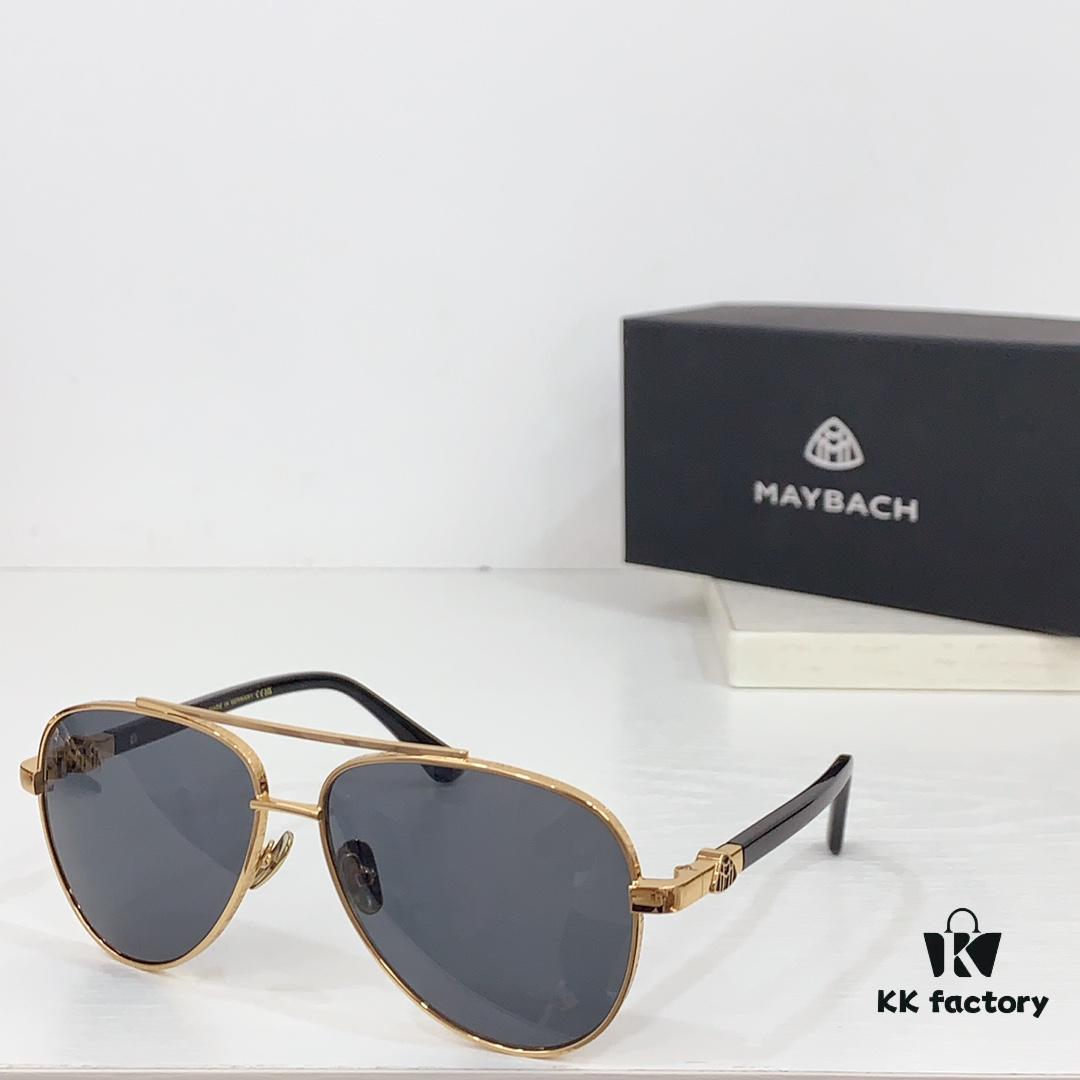 160 Maybach 🎉🎉 Exquisite Craftsmanship 💕💕 MAYBAC*H Z125 Size: 60□14-140 High-Quality Sunglasses with Premium Texture XL 👍