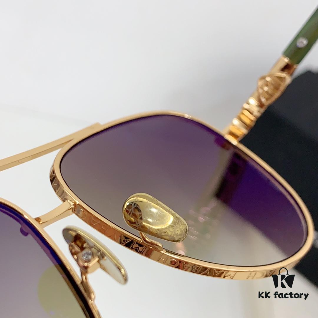 160 Maybach 🎉🎉 Exquisite Craftsmanship 💕💕 MAYBAC*H Z125 Size: 60□14-140 High-Quality Sunglasses with Premium Texture XL 👍