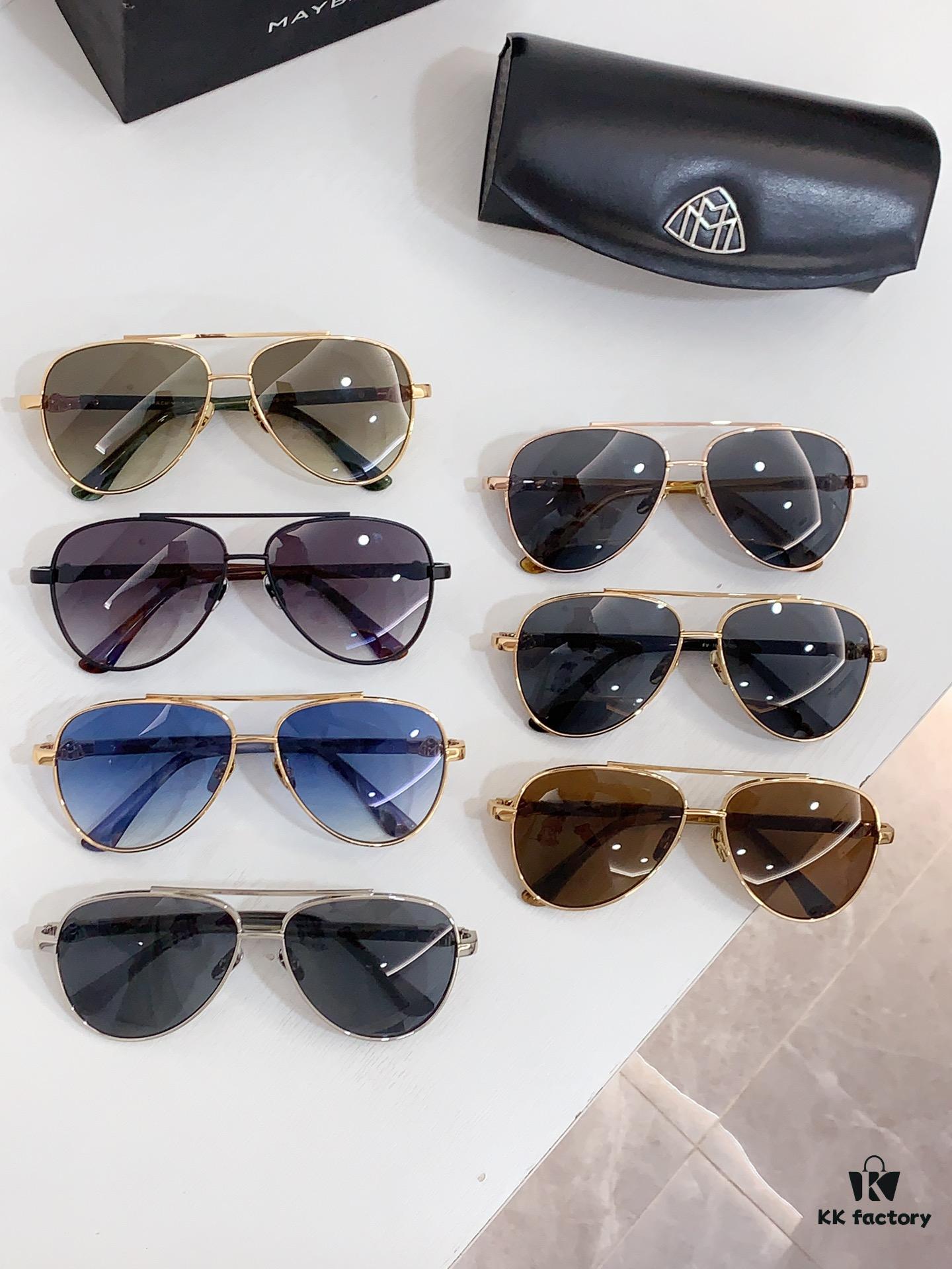 160 Maybach 🎉🎉 Exquisite Craftsmanship 💕💕 MAYBAC*H Z125 Size: 60□14-140 High-Quality Sunglasses with Premium Texture XL 👍