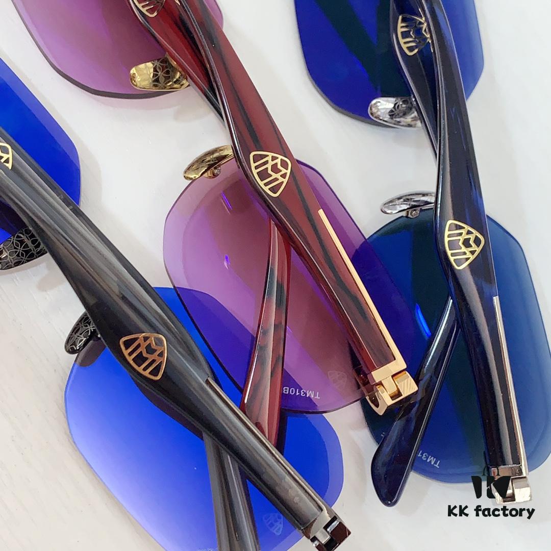 150 High-Quality MAYBACH Z074 New Colors Added, Men's Frameless Sunglasses, Minimalist and Premium