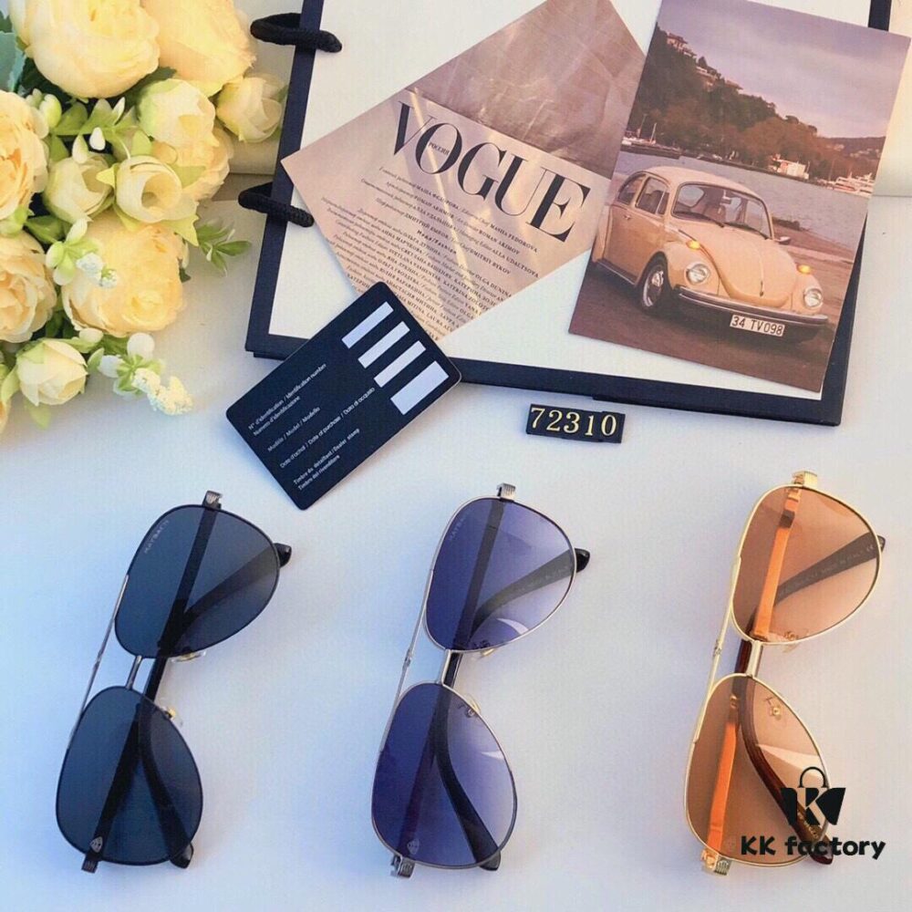 Maybach Retro-Style Metal Round Aviator Sunglasses for Men and Women, Fashion UV-Protection Streetwear Shades