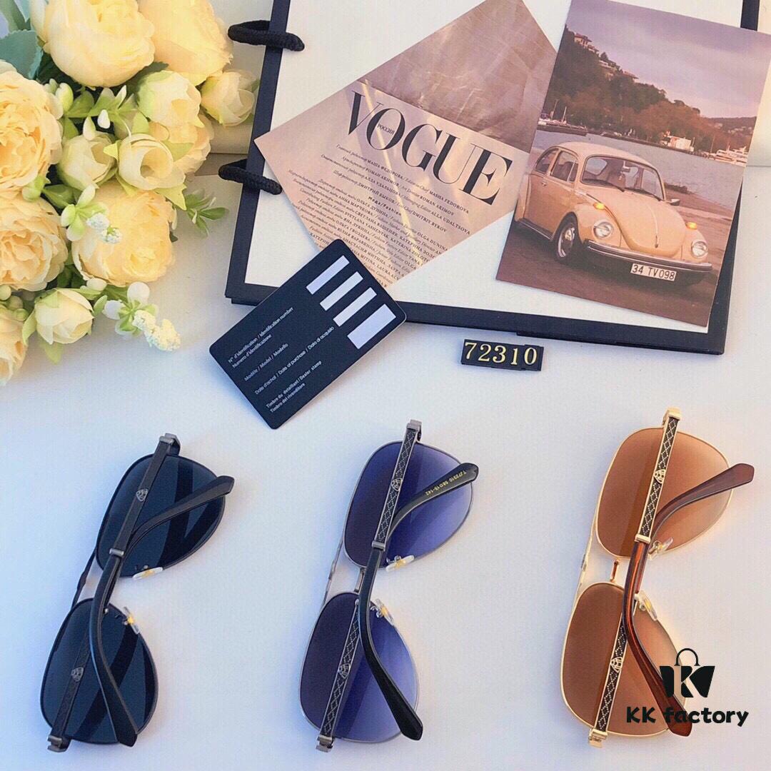 Maybach Retro-Style Metal Round Aviator Sunglasses for Men and Women, Fashion UV-Protection Streetwear Shades