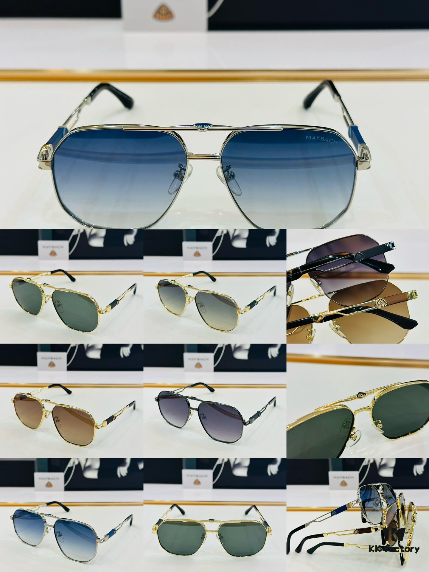 High-Quality MAYBAC*H Z1390 Sunglasses, Exquisite Craftsmanship, Premium Feel, Size 60-14-145