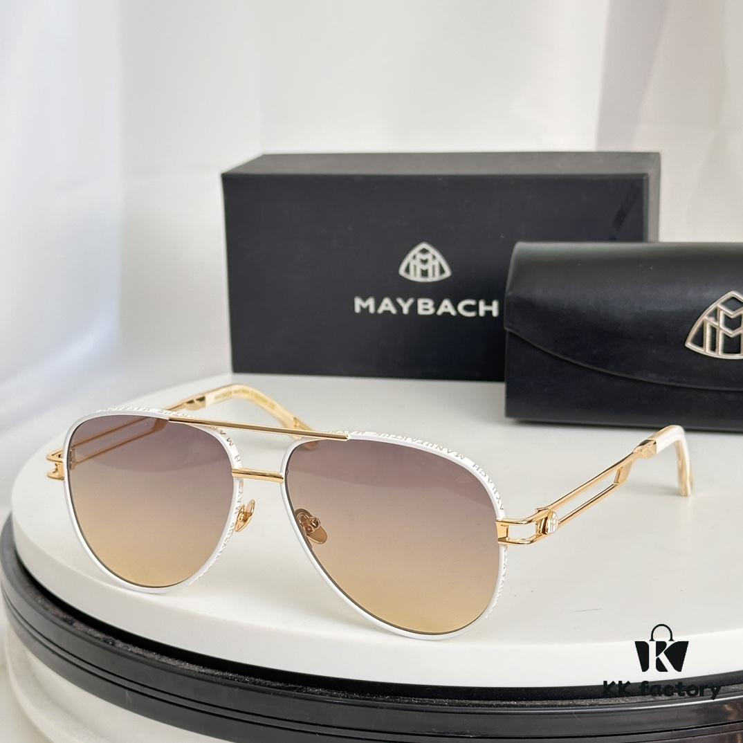 High-Quality MAYBACH Z36 Sunglasses, Exquisite Craftsmanship, Premium Feel, UV Protection, Size: 61-15-145