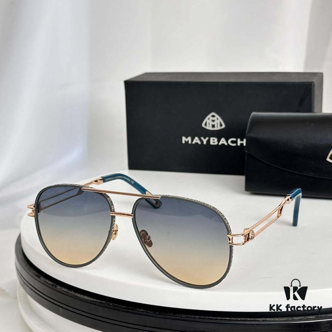 High-Quality MAYBACH Z36 Sunglasses, Exquisite Craftsmanship, Premium Feel, UV Protection, Size: 61-15-145