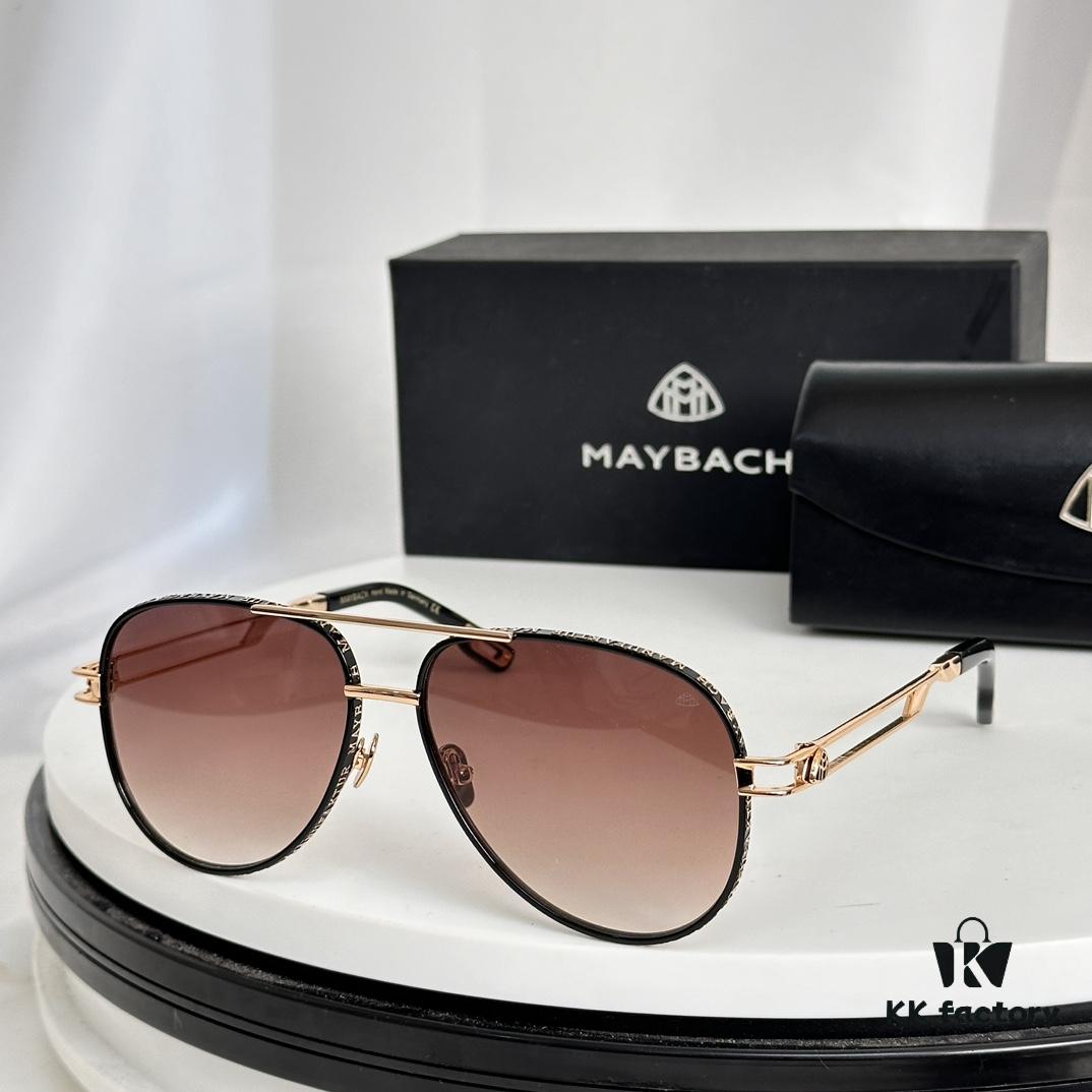 High-Quality MAYBACH Z36 Sunglasses, Exquisite Craftsmanship, Premium Feel, UV Protection, Size: 61-15-145