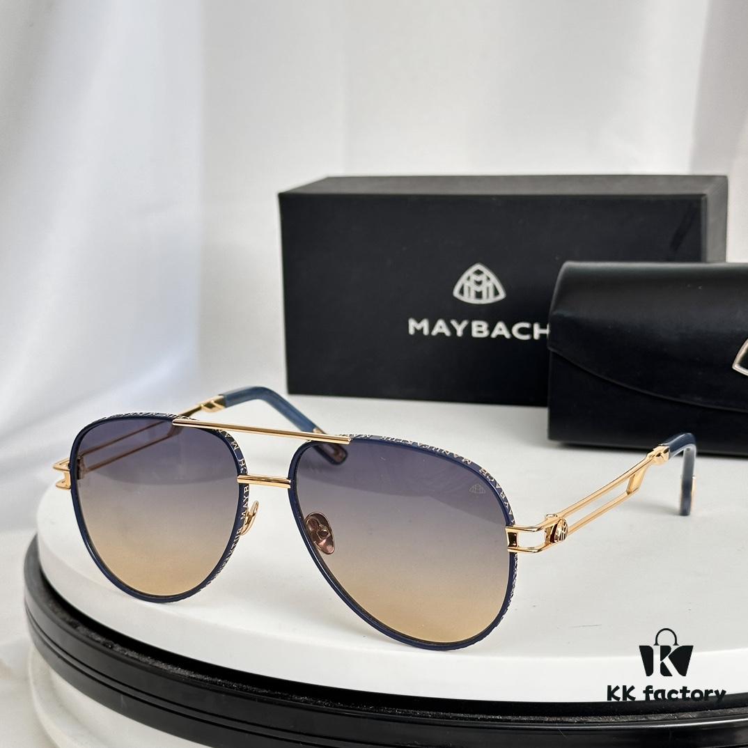 High-Quality MAYBACH Z36 Sunglasses, Exquisite Craftsmanship, Premium Feel, UV Protection, Size: 61-15-145