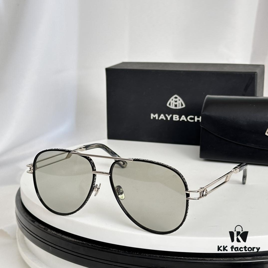 High-Quality MAYBACH Z36 Sunglasses, Exquisite Craftsmanship, Premium Feel, UV Protection, Size: 61-15-145
