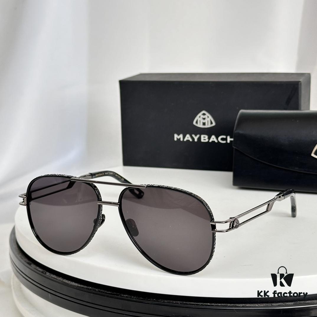 High-Quality MAYBACH Z36 Sunglasses, Exquisite Craftsmanship, Premium Feel, UV Protection, Size: 61-15-145