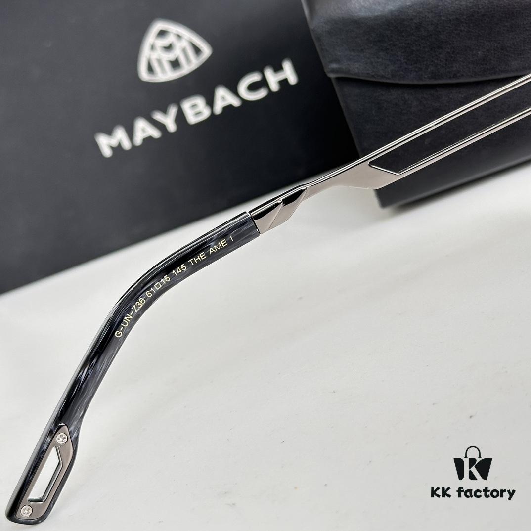 High-Quality MAYBACH Z36 Sunglasses, Exquisite Craftsmanship, Premium Feel, UV Protection, Size: 61-15-145