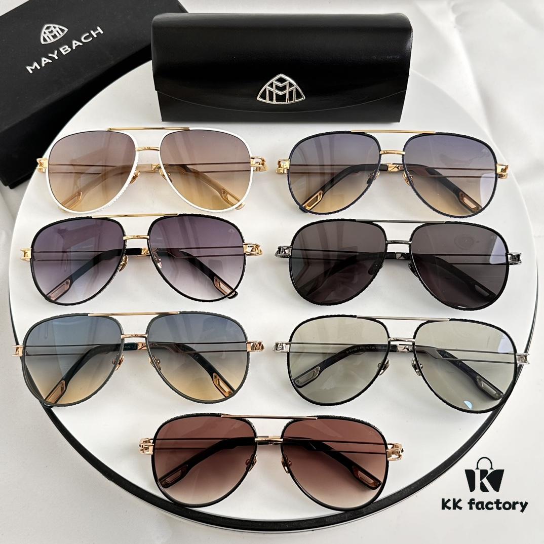 High-Quality MAYBACH Z36 Sunglasses, Exquisite Craftsmanship, Premium Feel, UV Protection, Size: 61-15-145