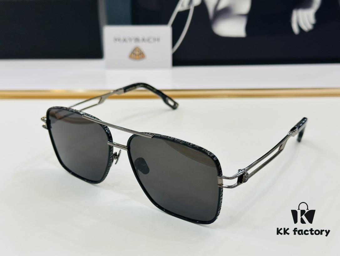 High-Quality MAYBACH Z22 Sunglasses, Exquisite Craftsmanship, Premium Feel, Size: 61-15-145