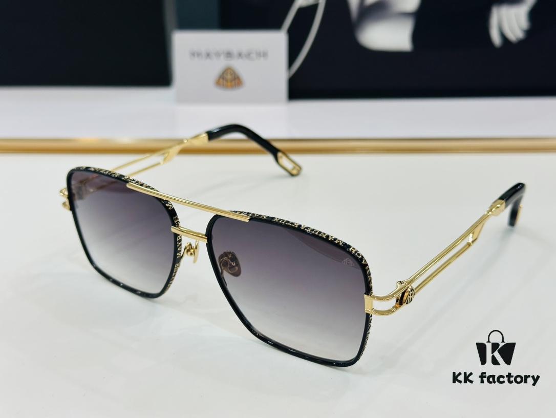High-Quality MAYBACH Z22 Sunglasses, Exquisite Craftsmanship, Premium Feel, Size: 61-15-145
